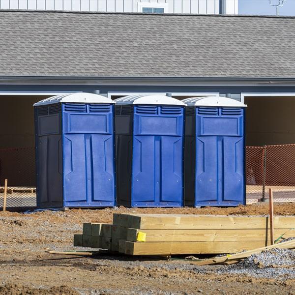 job site portable restrooms offers weekly cleaning and maintenance services for all of our porta potties on work sites